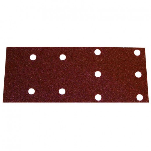 Brúsny papier 100 x 240 mm (suchý zips velcro, 10 otvorov)