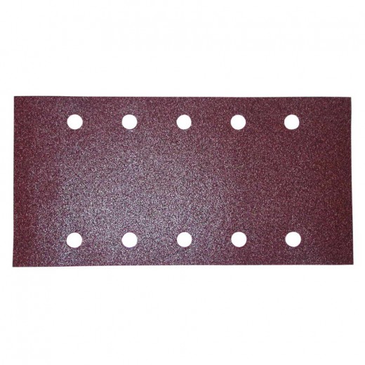 Brúsny papier 115 x 229 mm (suchý zips velcro, 10 otvorov)